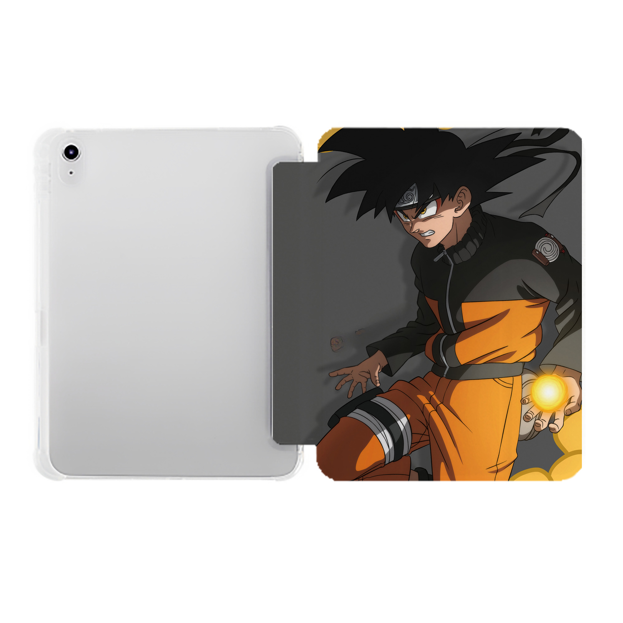 （画像用） ドラゴンボール DRAGON BALL IPad ケース ペン収納付き 三つ折りスタンド PUレザー×シリコン 対応機種9.5/10.5/10.9インチ